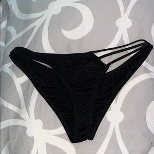 Black Cheeky Bikini Bottom